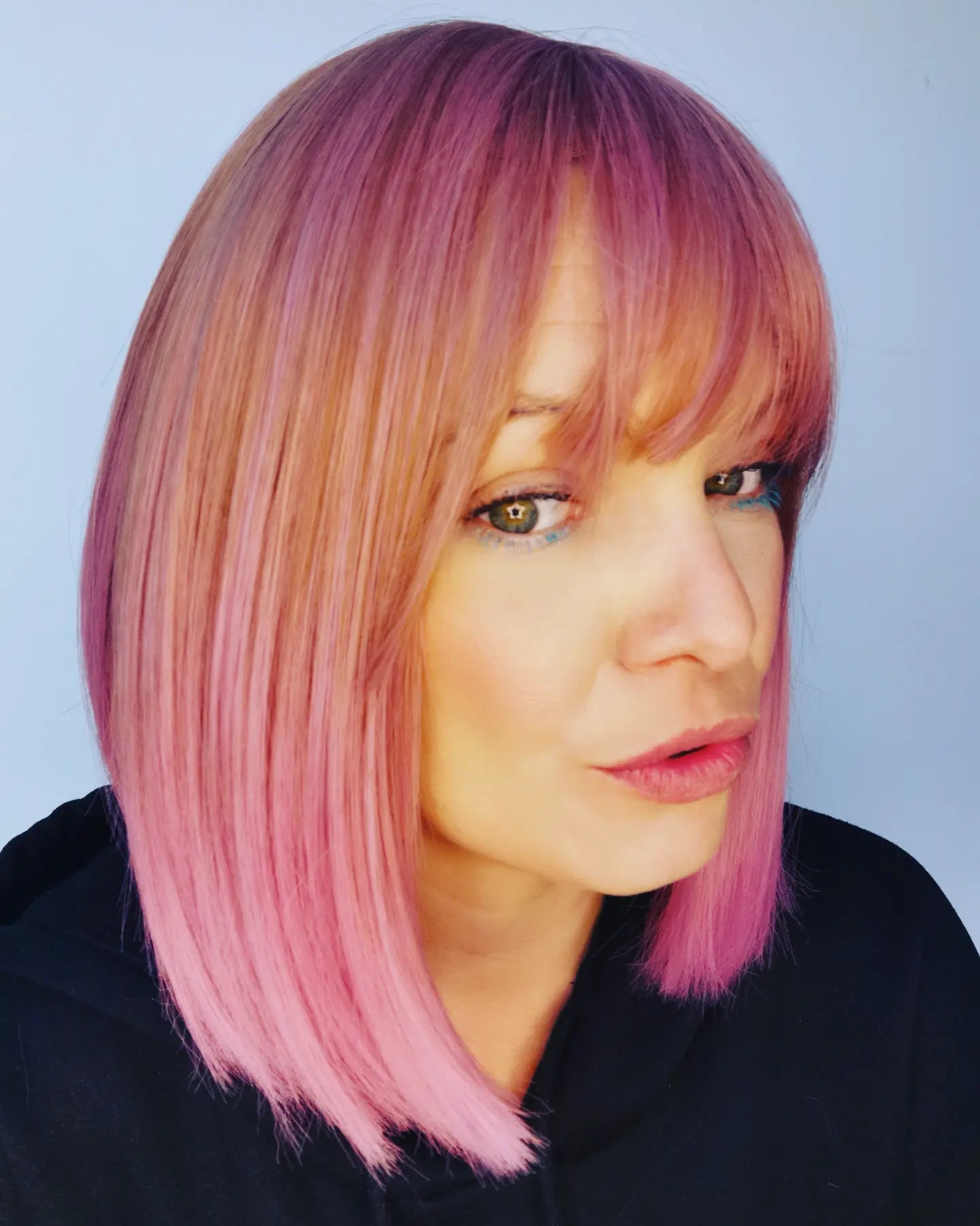 Pink Lemonade pink non lace wig - Keshleysheadshop
