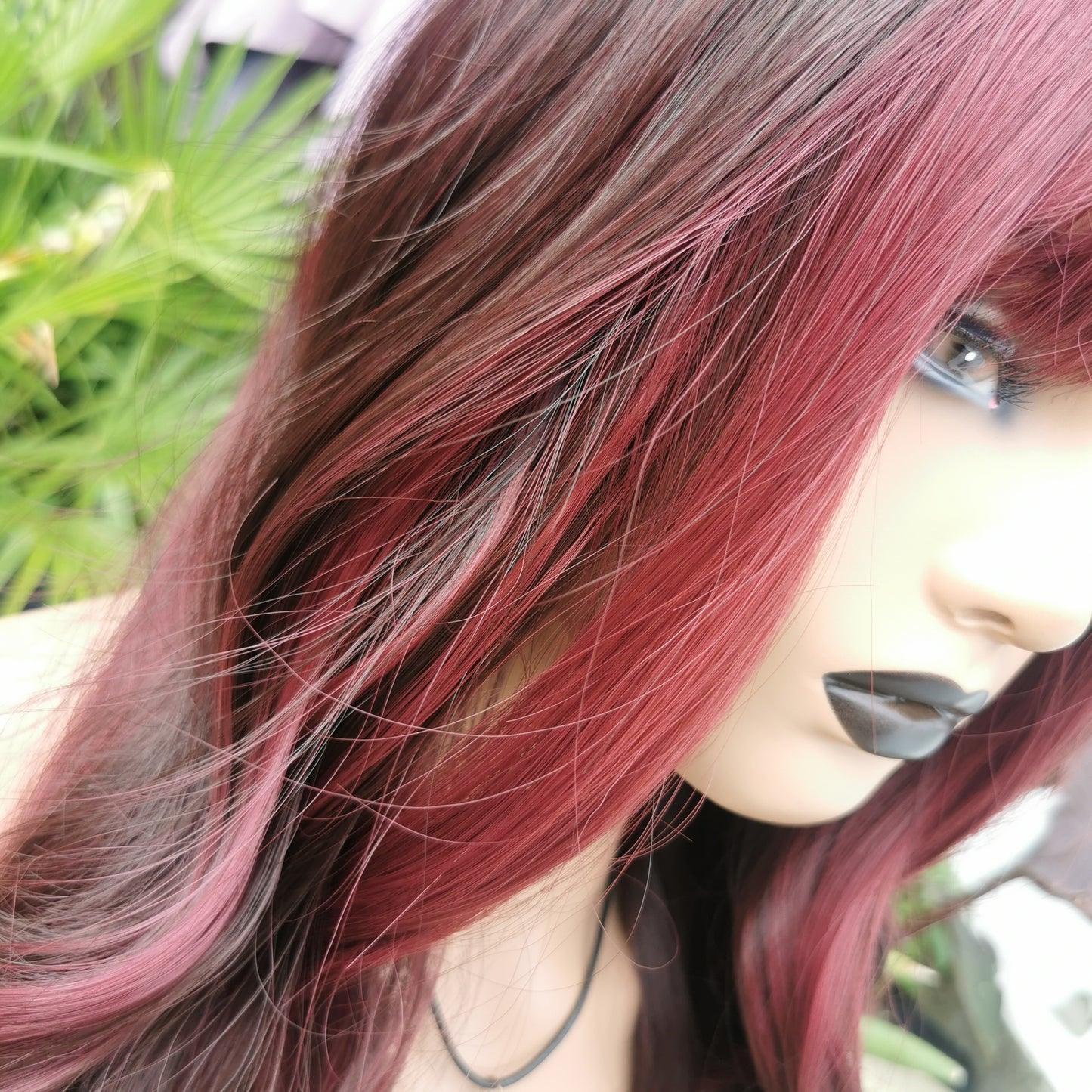 Hot AF Burgandy and red non lace wig - Keshleysheadshop