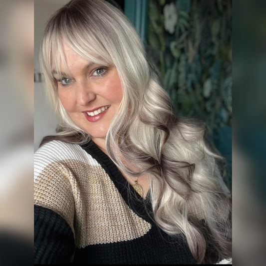 Pandora blonde and brown synthetic wig - Keshleysheadshop