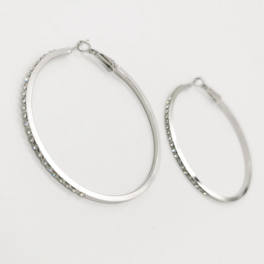 Sparkle Hoop Earrings - Keshleysheadshop