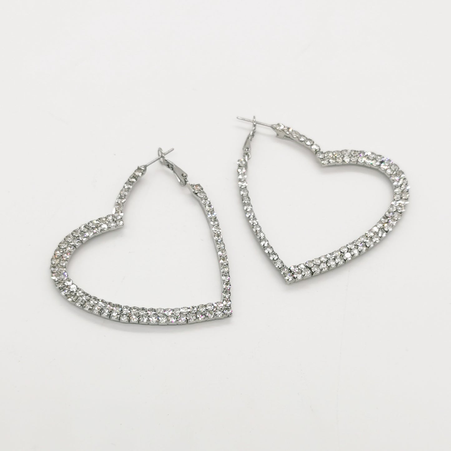 Sparkle Heart Earrings - Keshleysheadshop