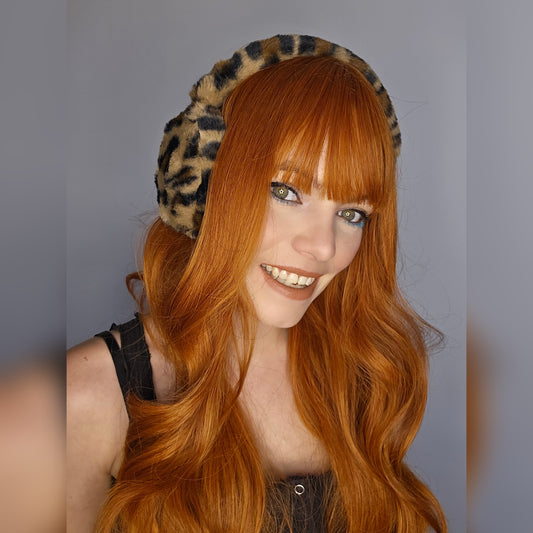 Leopard Print Ear Muffs - Keshleysheadshop