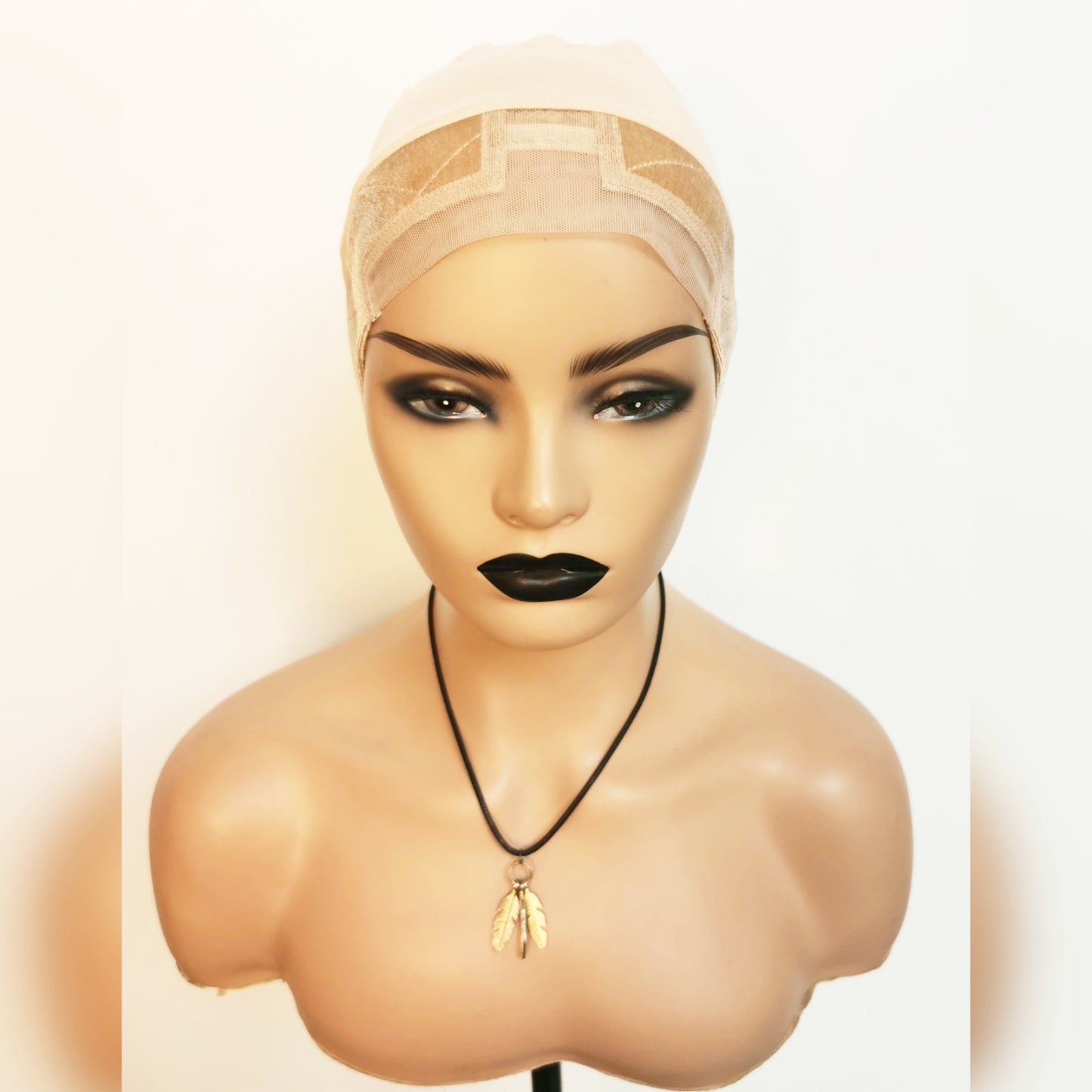 Velvet wig grip with cap