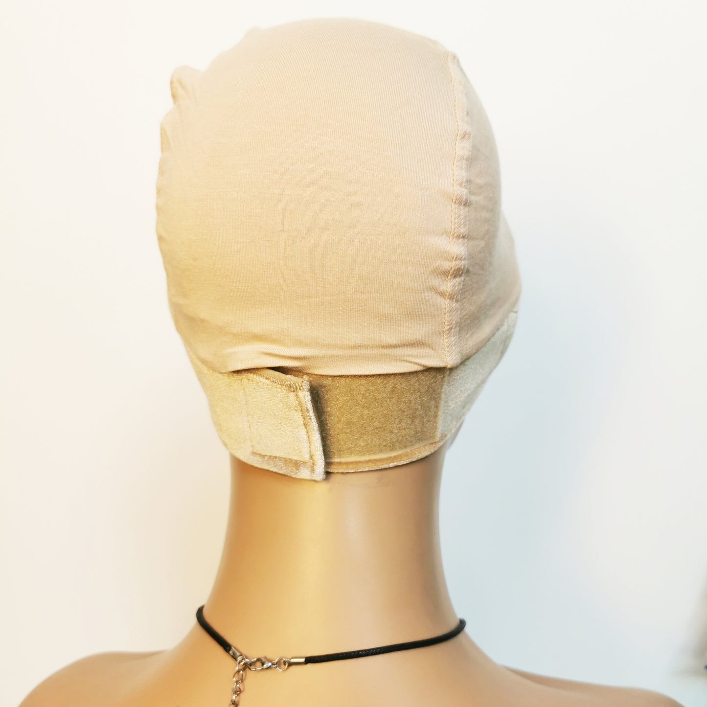 Velvet wig grip with cap