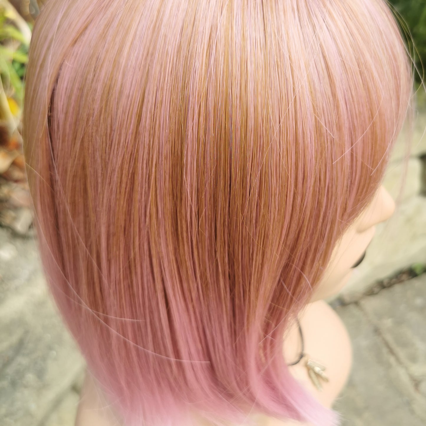 Pink Lemonade pink non lace wig - Keshleysheadshop