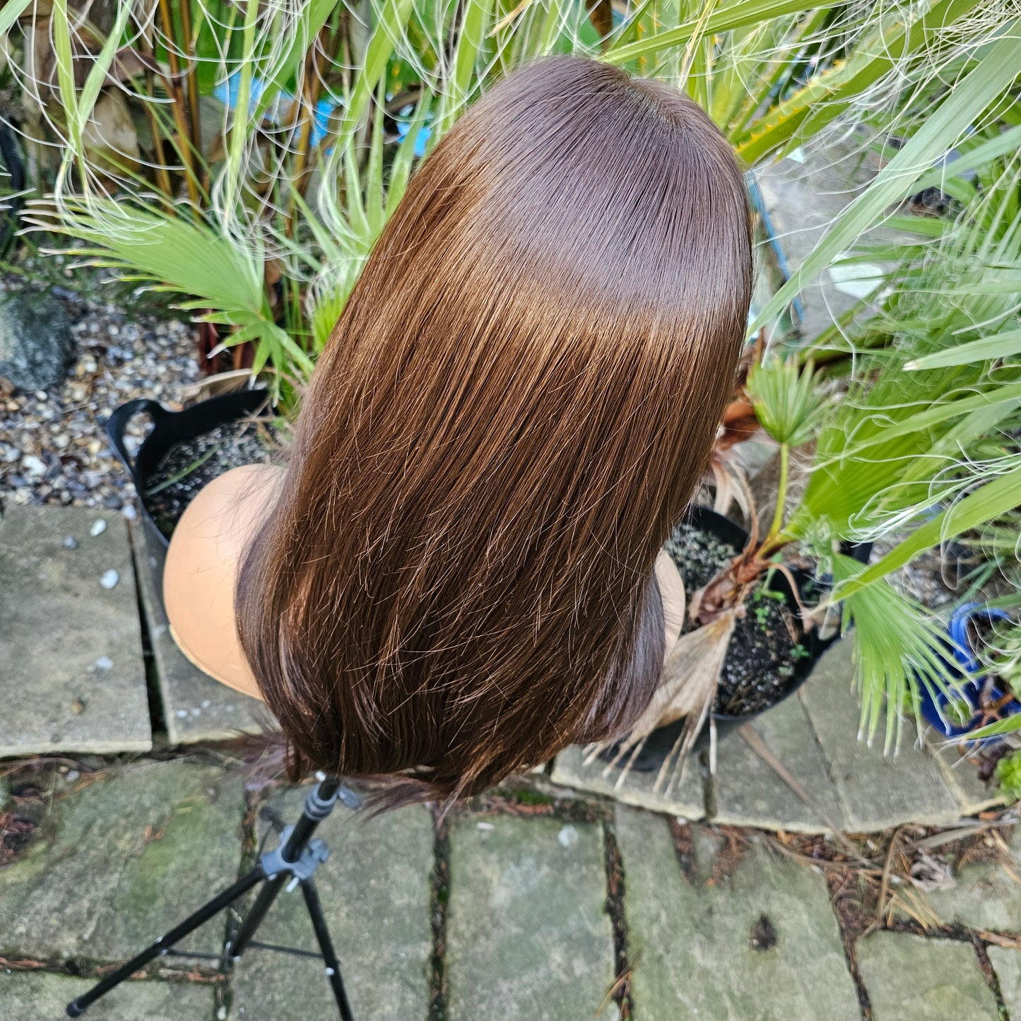 Allana Dark Brown Monofilament Wig