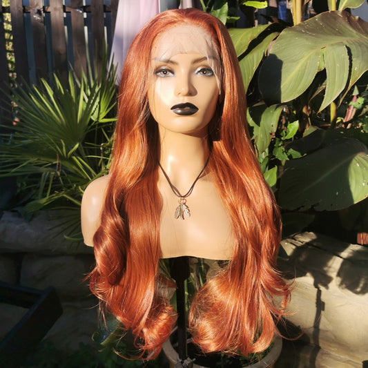 Killer Copper ginger synthetic lace front wig - Keshleysheadshop