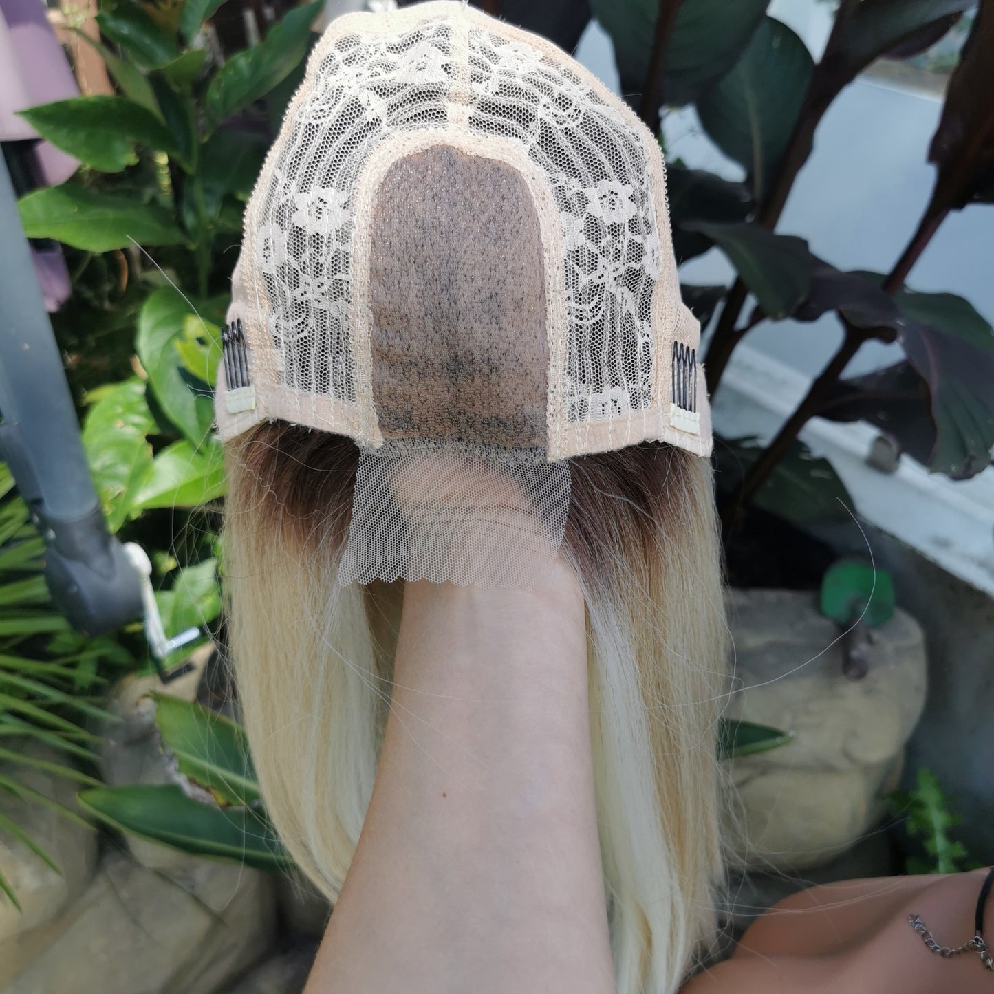 Charmaine Blonde partial lace front wig - Keshleysheadshop