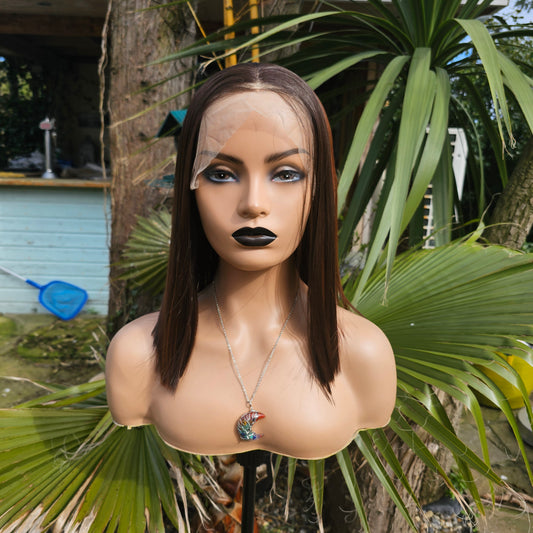 Trinity brown lace front wig