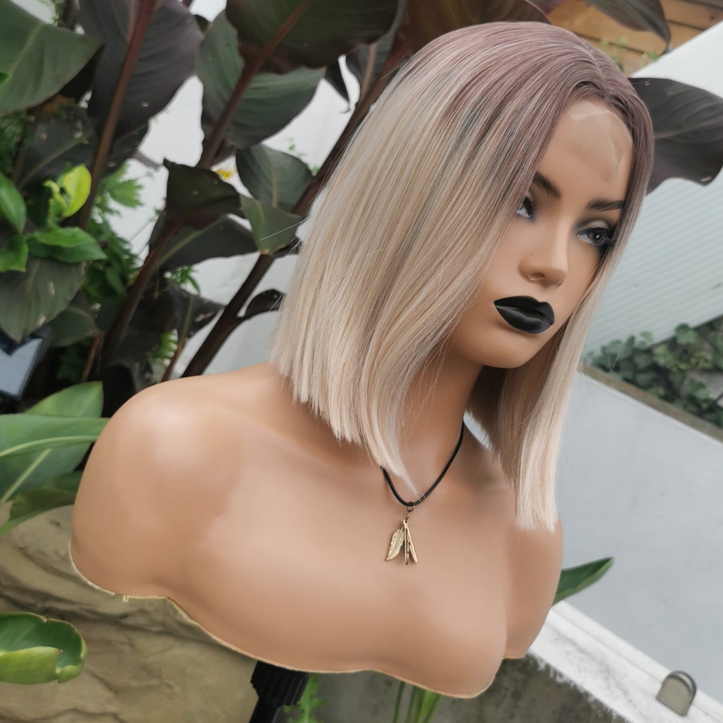 Charmaine Blonde partial lace front wig - Keshleysheadshop