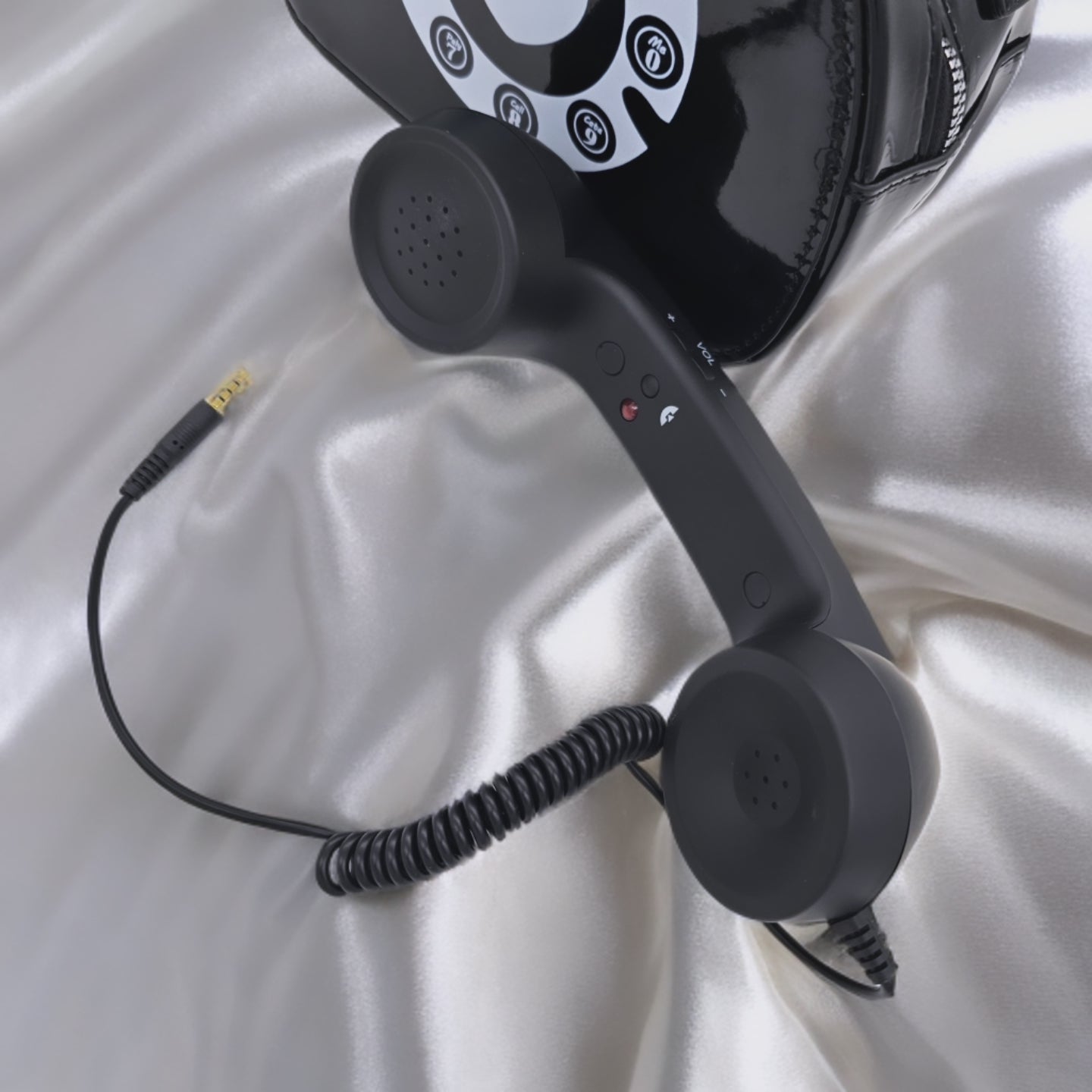Telephone Handbag Black and White