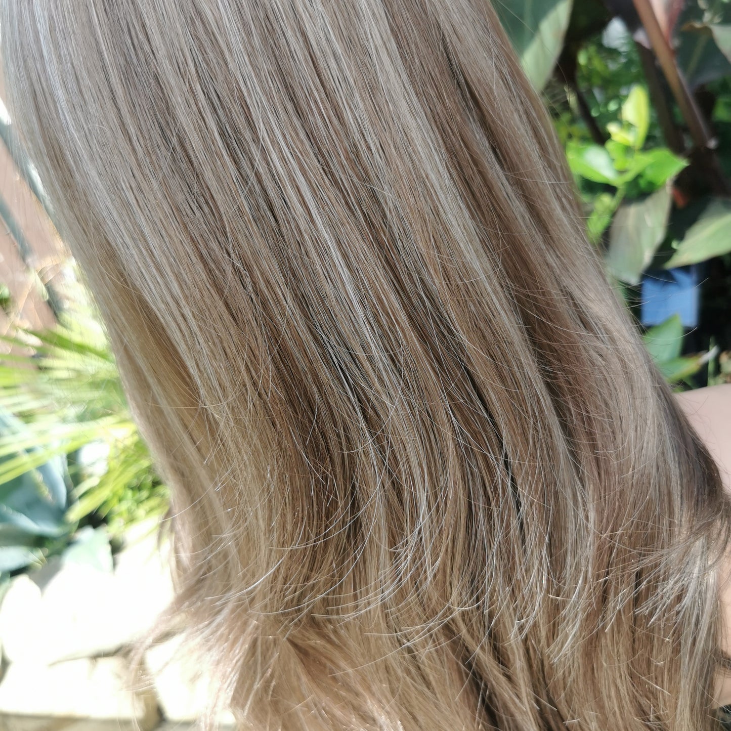 Hot Toffee Medium brown and blonde synthetic wig - Keshleysheadshop