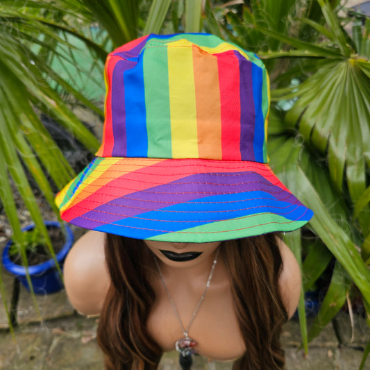 Pride Rainbow Bucket Hat