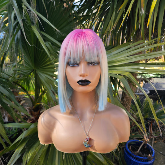 Pastel Pixie colourful non lace wig