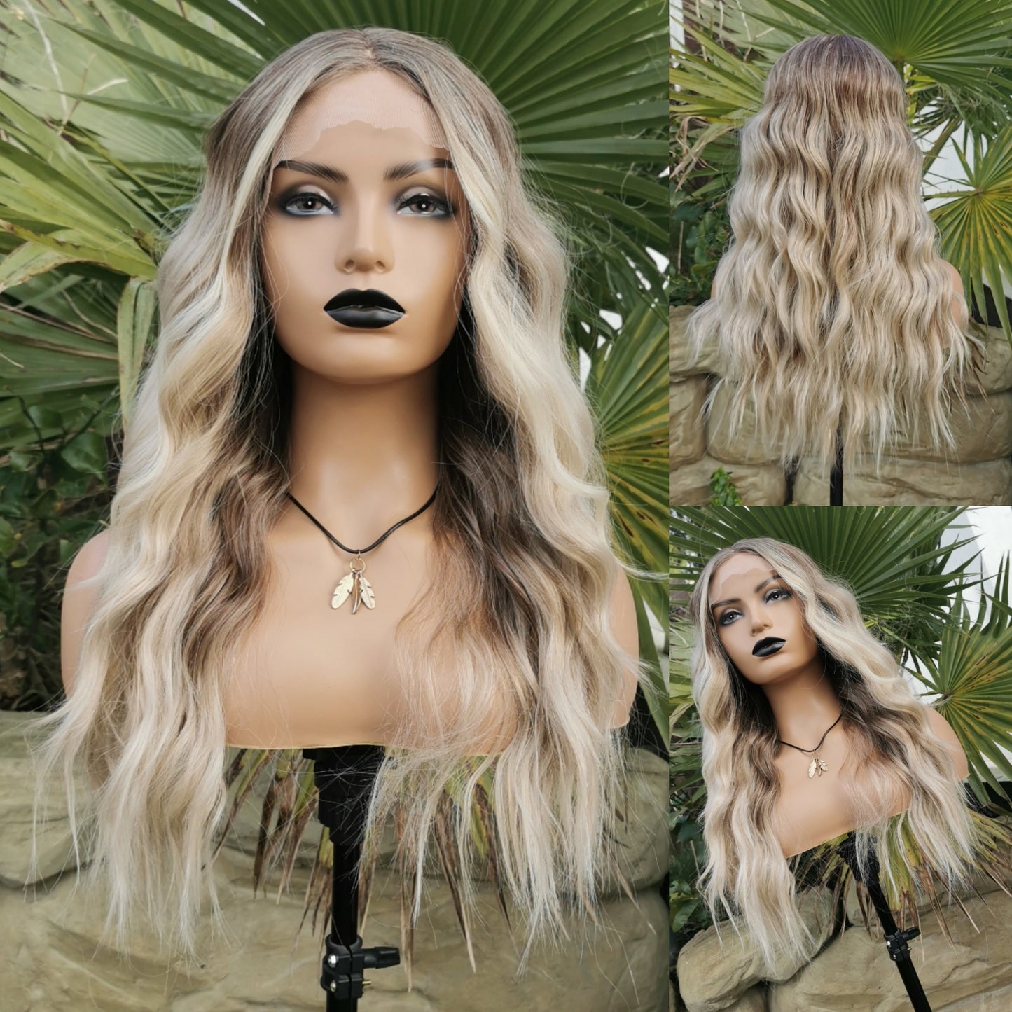 Kesha blonde synthetic wig - Keshleysheadshop