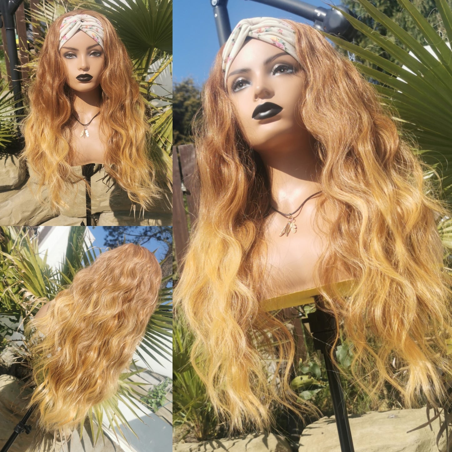 Ginger Fade Headband Wig - Keshleysheadshop