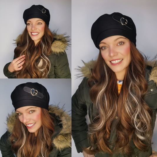 Heart Beret Hat - Keshleysheadshop