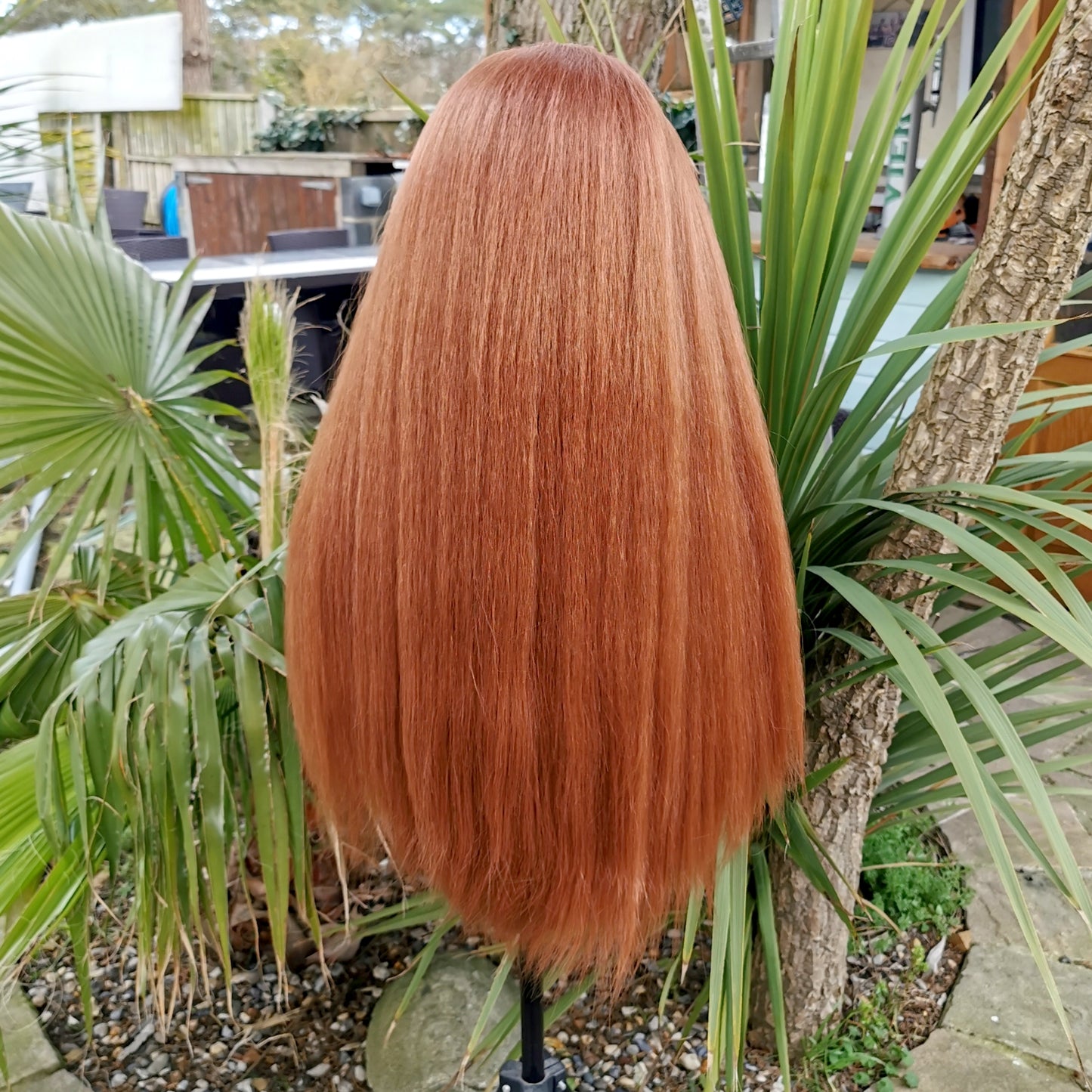 Light Brown Straight Headband Wig - Keshleysheadshop