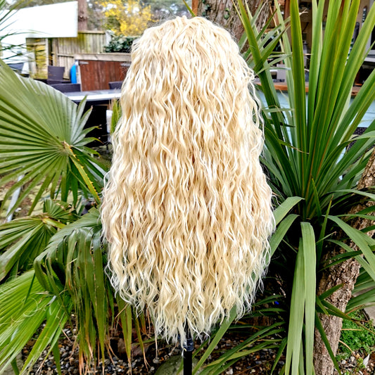 Blonde Kinky Headband Wig - Keshleysheadshop