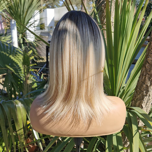 Roxy Blonde rooted non lace wig - Keshleysheadshop