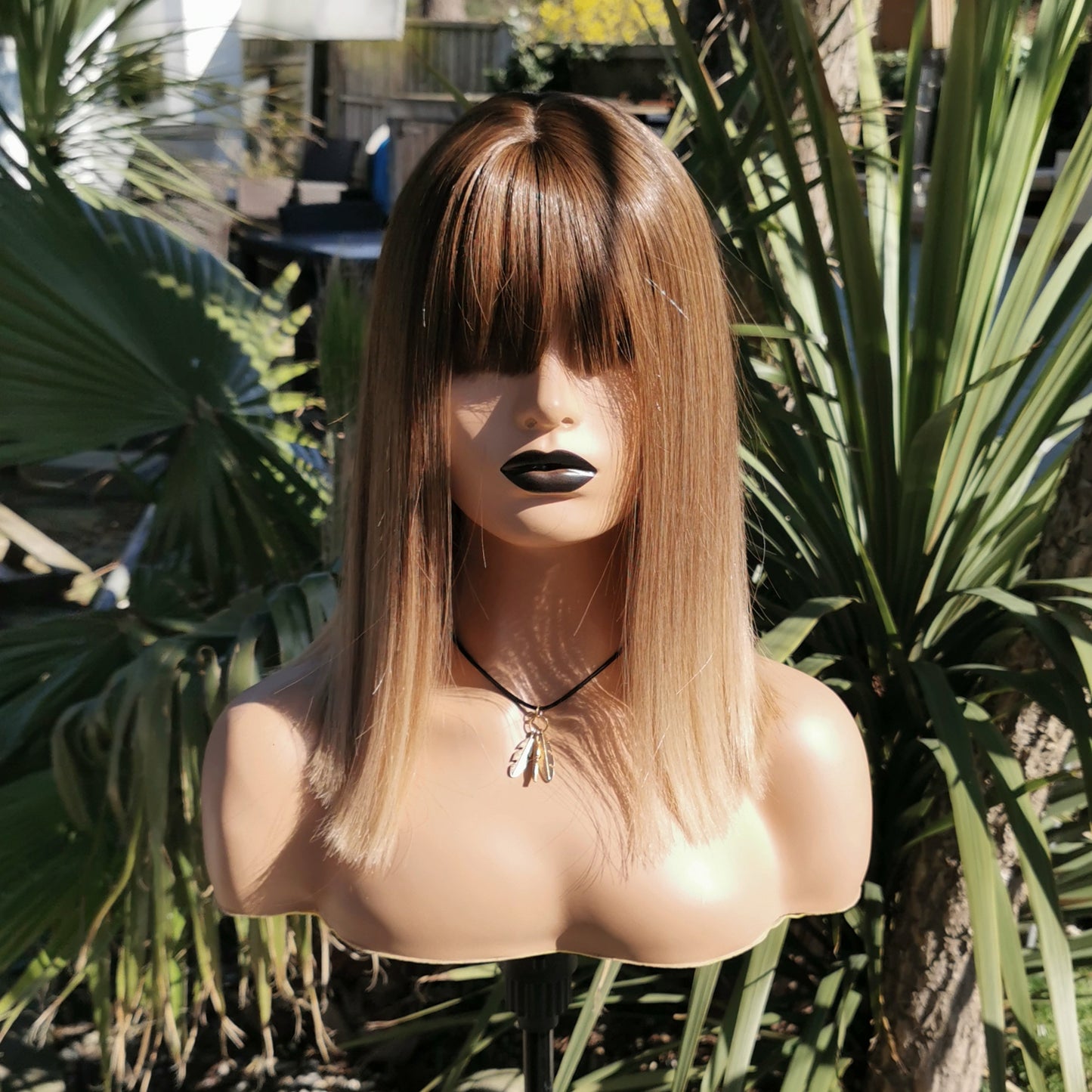 Honey Bun Ginger synthetic wig - Keshleysheadshop