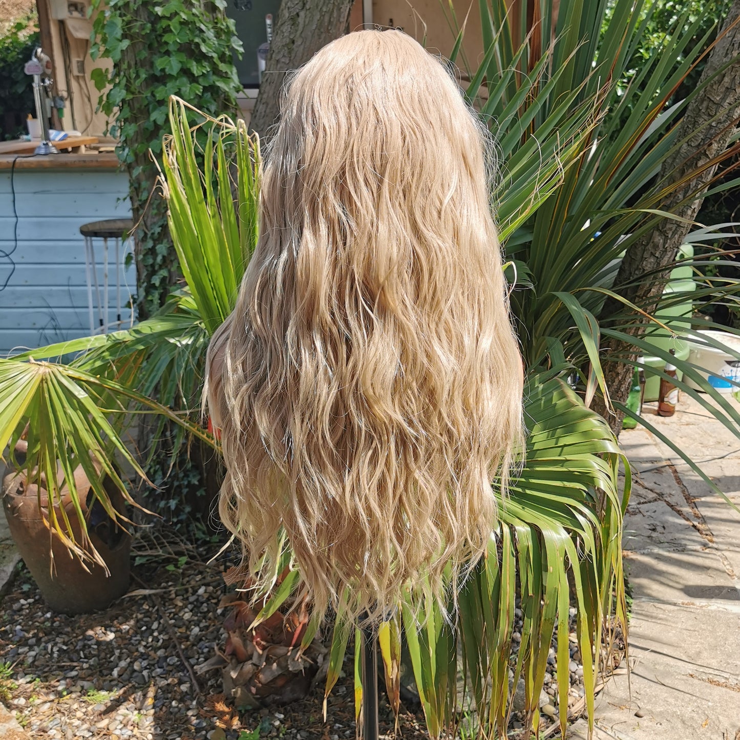 Golden Wavy Headband Wig - Keshleysheadshop