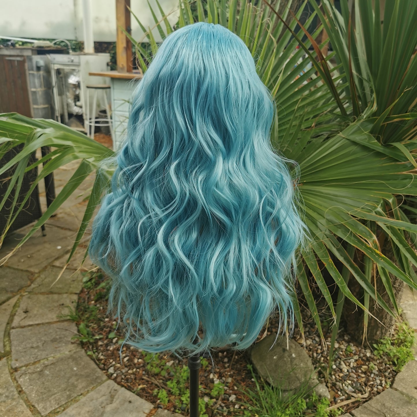 Baby Blue Headband Wig - Keshleysheadshop