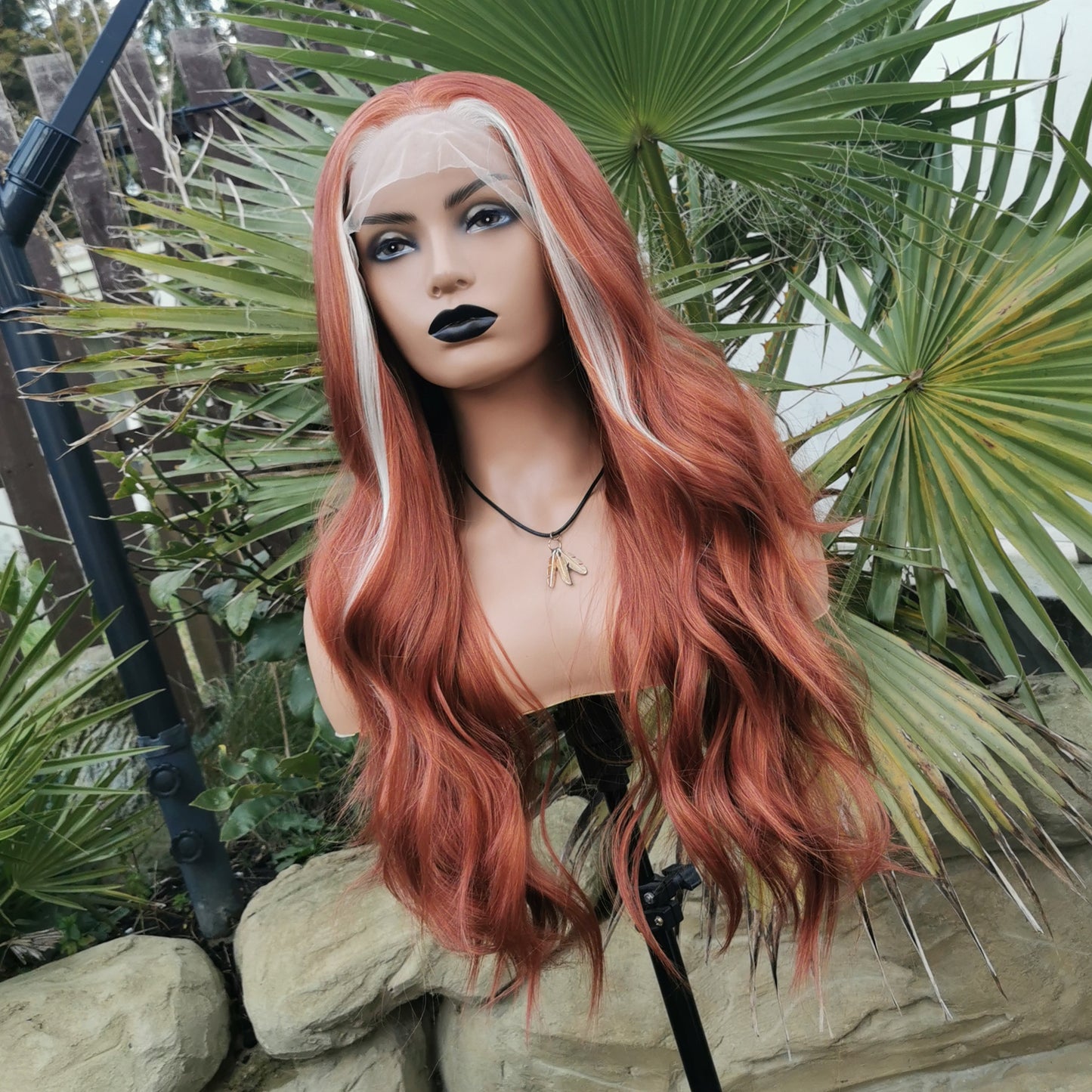 Geri ginger synthetic wig