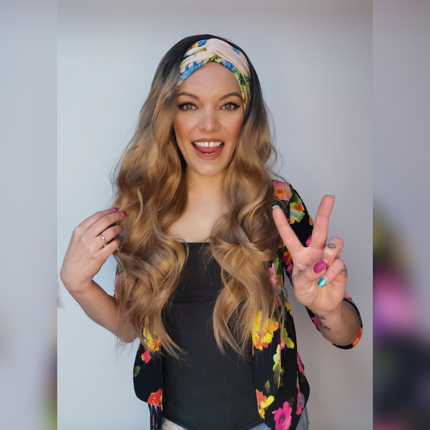 Dirty Blonde Headband Wig - Keshleysheadshop