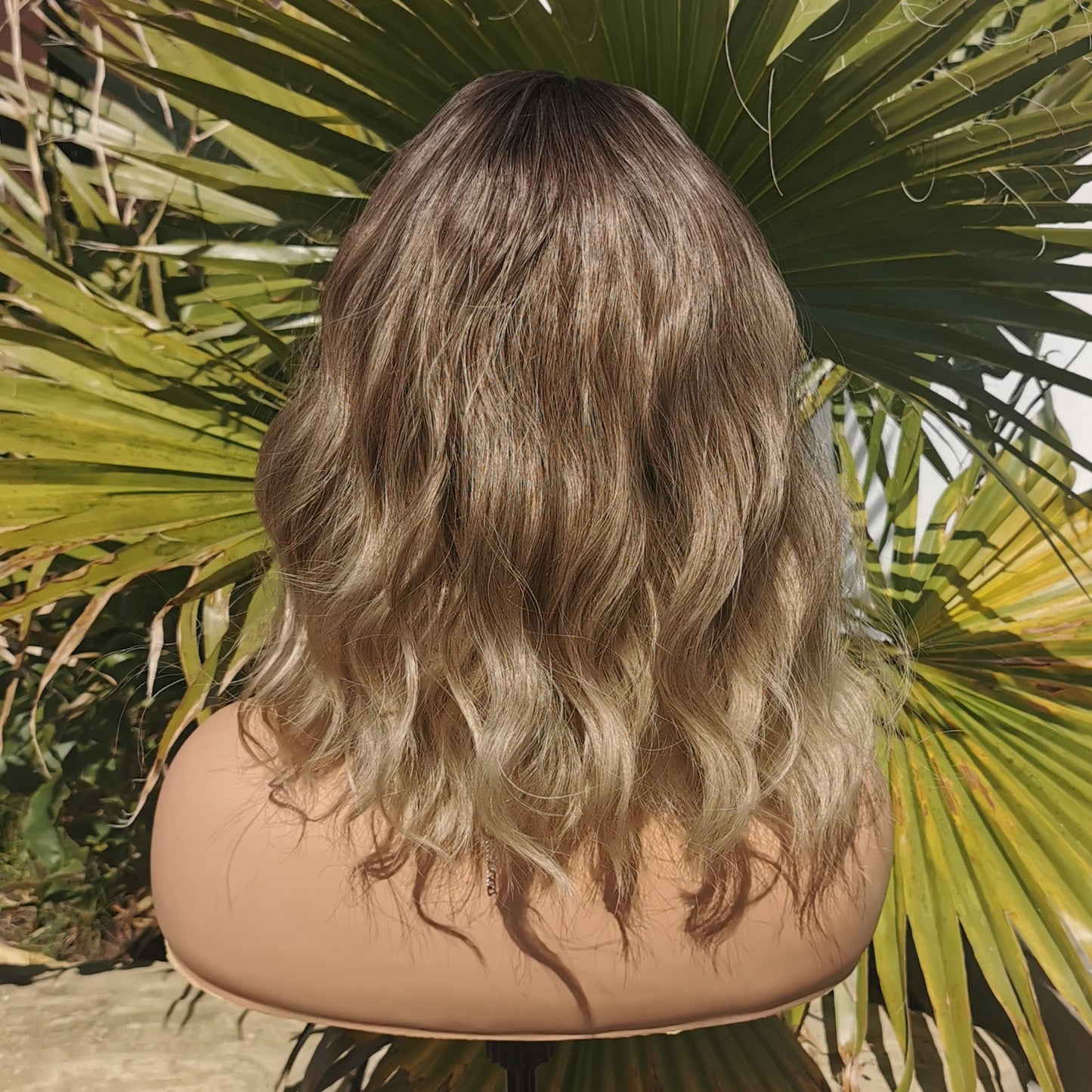 Ashley Medium brown synthetic wig