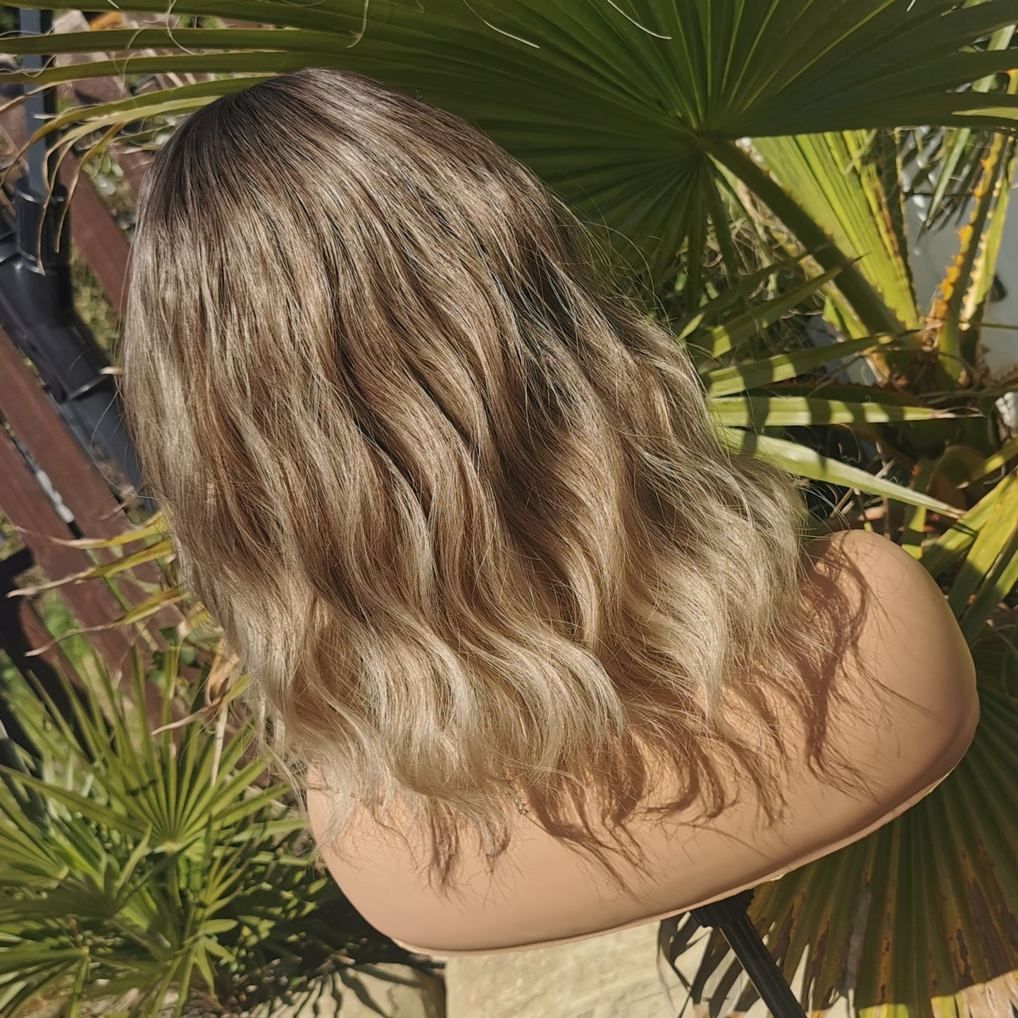 Ashley Medium brown synthetic wig - Keshleysheadshop
