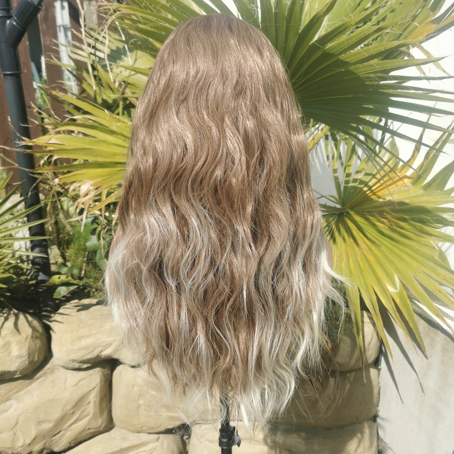Brown Fade Headband Wig