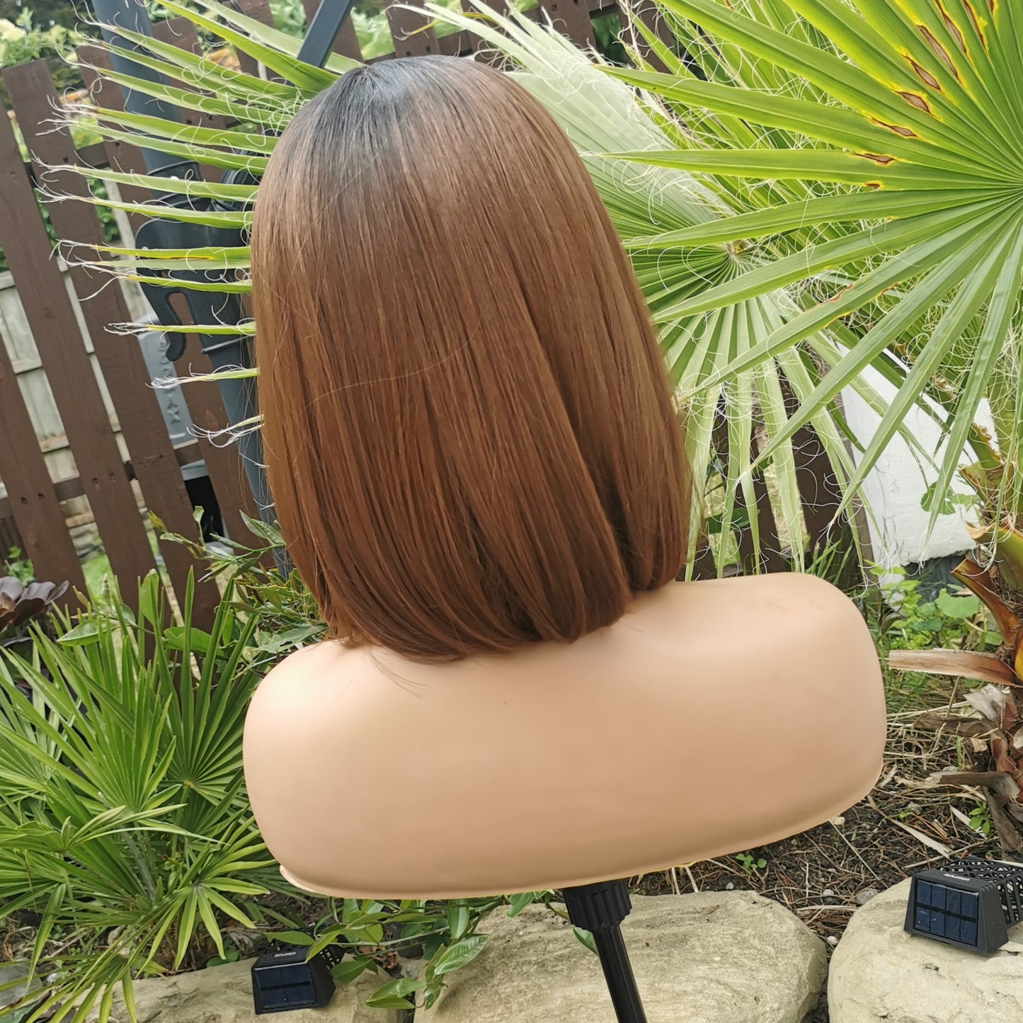 Brandy brown futura lace front wig
