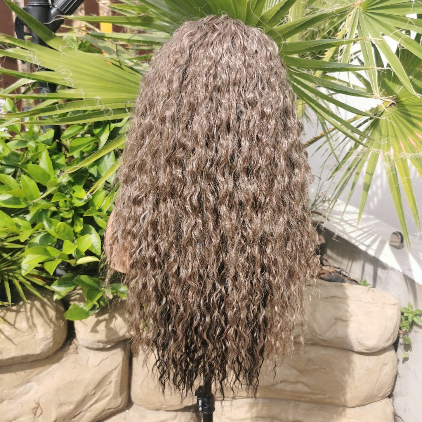 Brown and Black Headband Wig - Keshleysheadshop