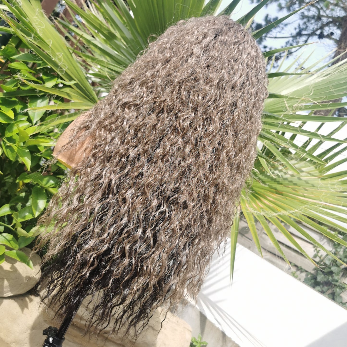 Brown and Black Headband Wig - Keshleysheadshop