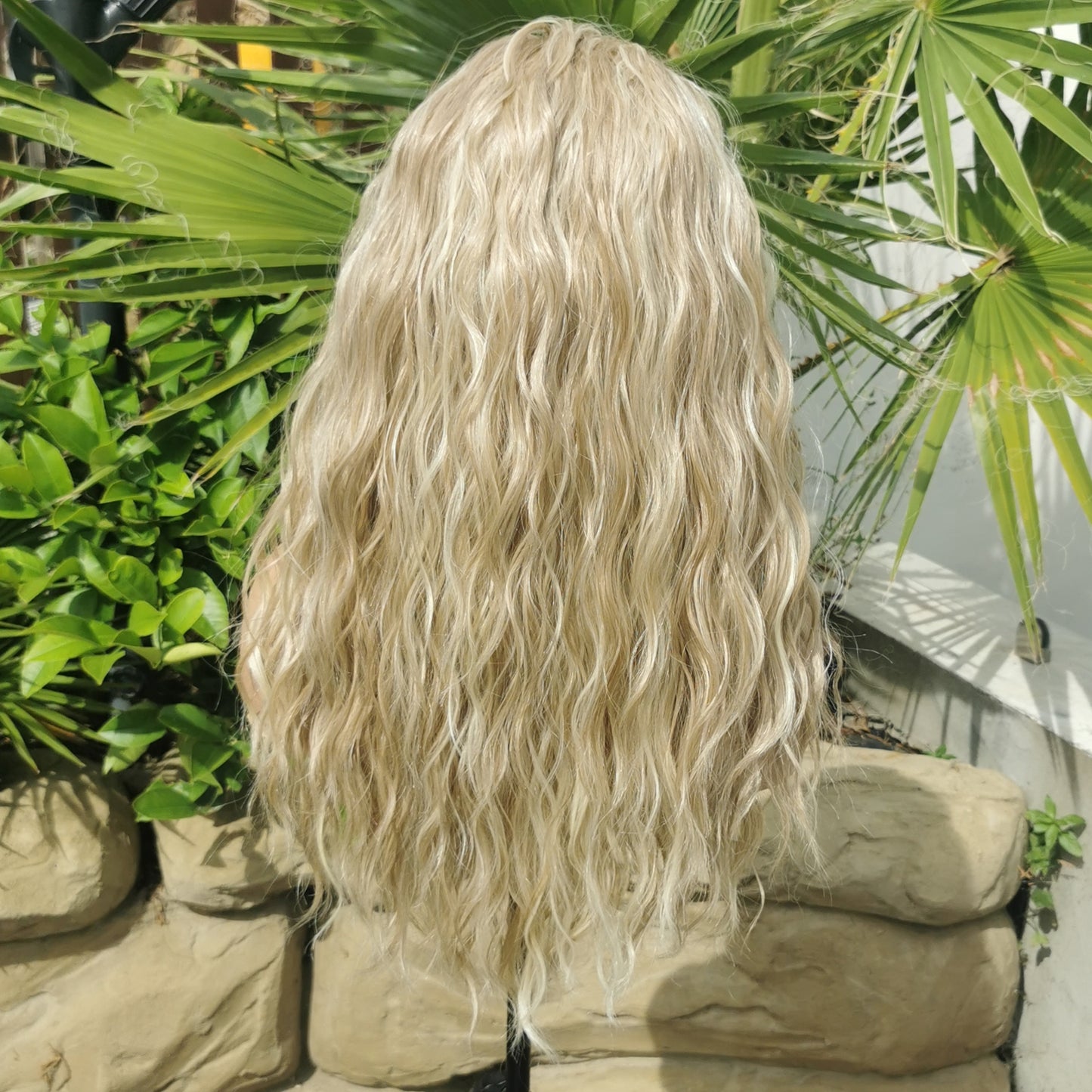 Golden Streaky Headband Wig - Keshleysheadshop