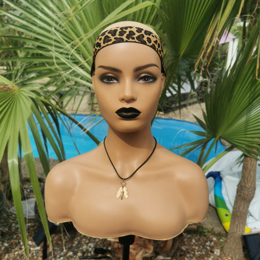 Leopard Print Velcro Headband - Keshleysheadshop