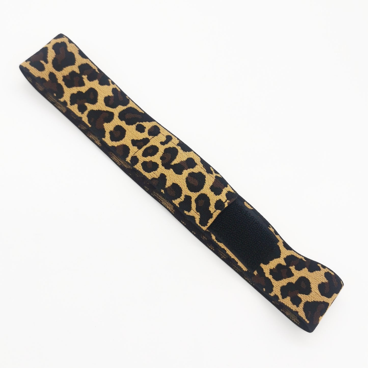 Leopard Print Velcro Headband