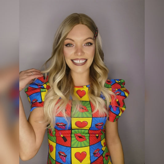 Sun Kissed blonde synthetic lace front wig - Keshleysheadshop