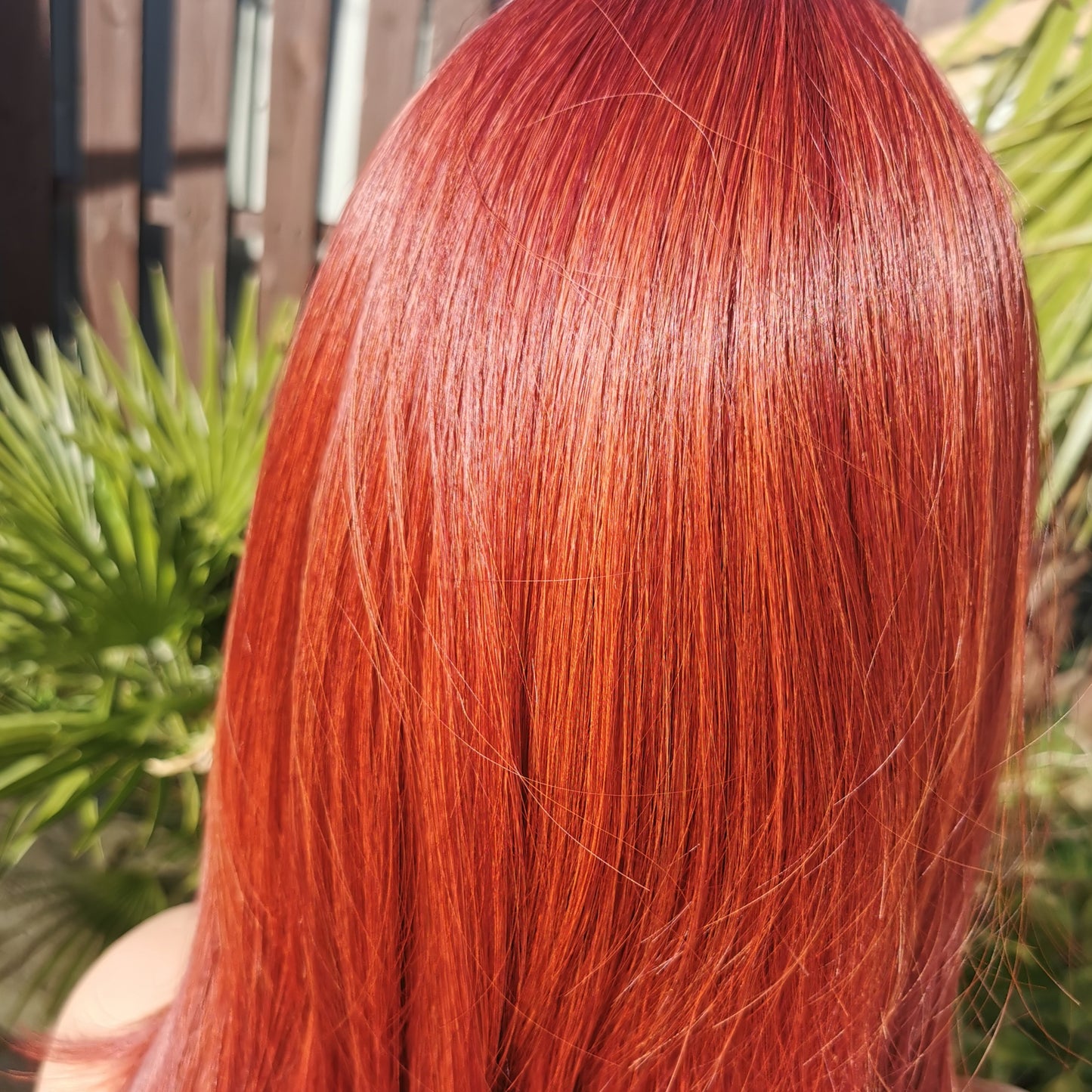 Fire Cracker red non lace wig - Keshleysheadshop