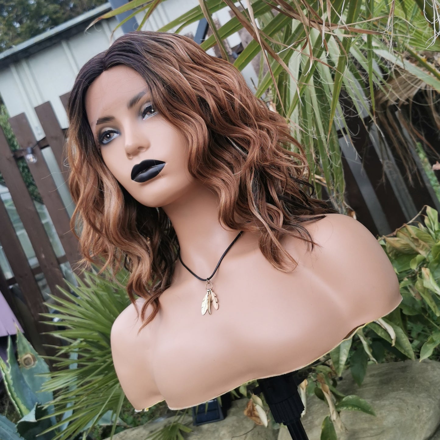 Empower brown synthetic wig