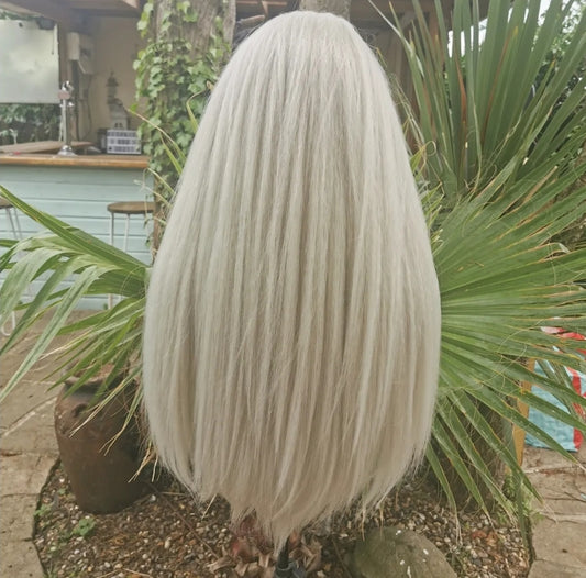 Silver Straight Headband Wig - Keshleysheadshop