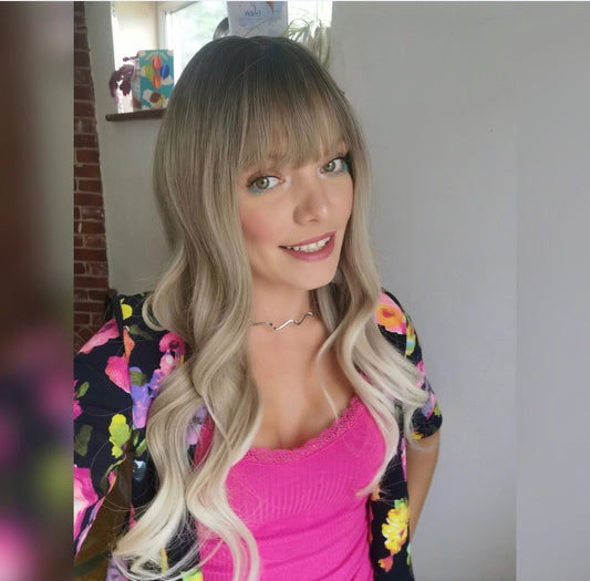 Cindy blonde synthetic wig - Keshleysheadshop