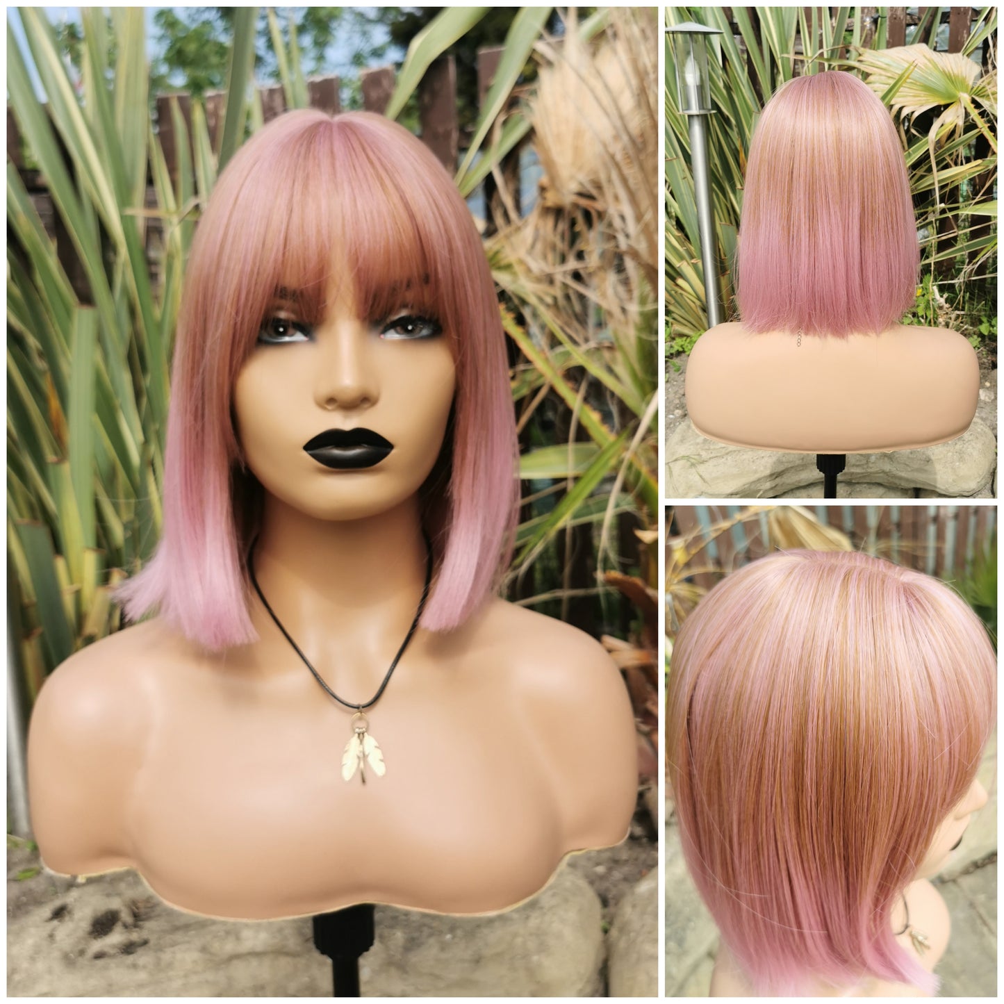 Pink Lemonade pink non lace wig