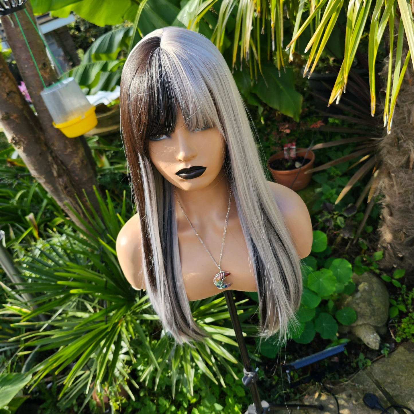 Blackjack black and grey non lace wig