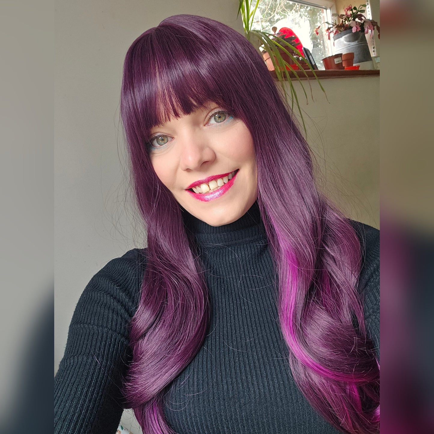 Purple Passion purple synthetic wig