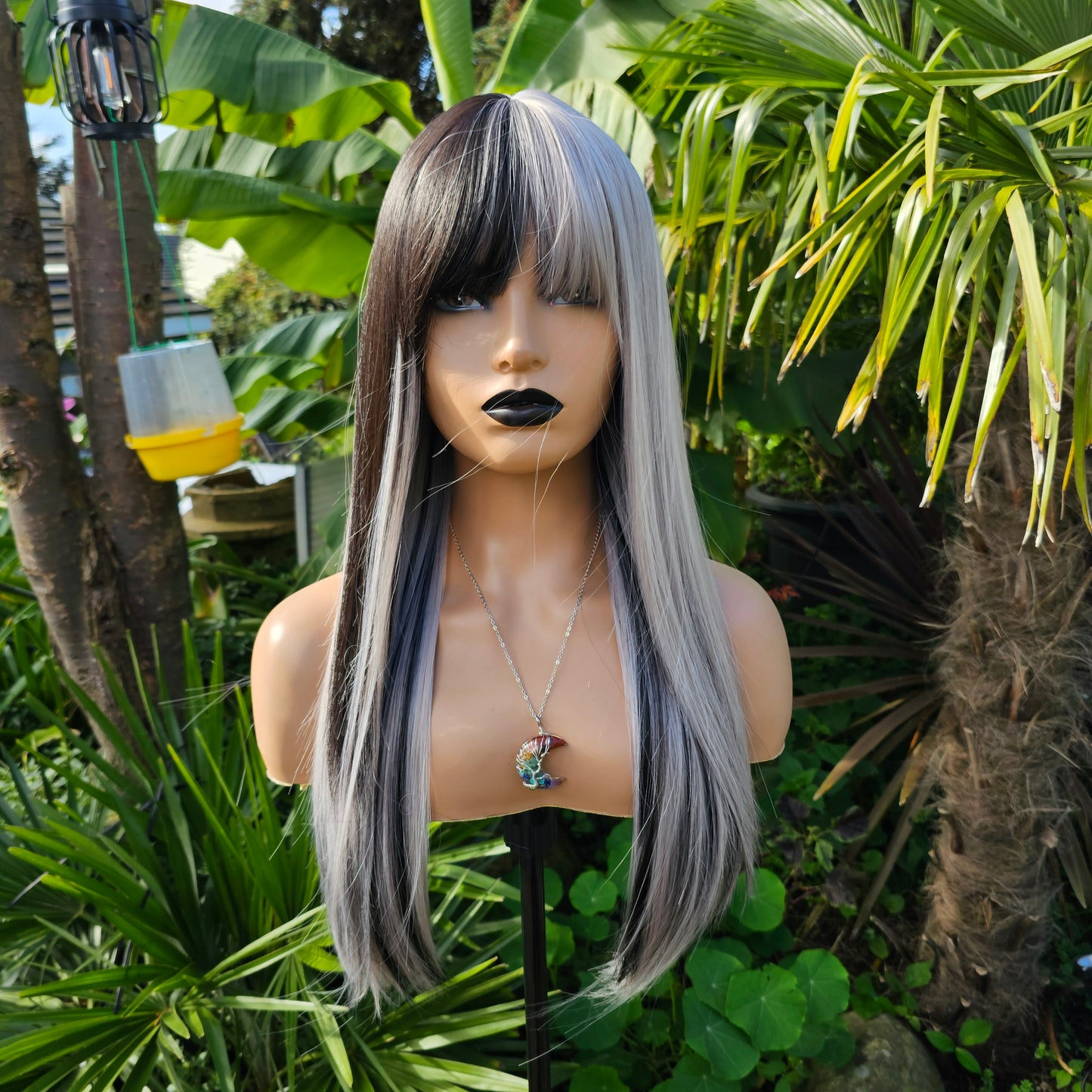 Blackjack black and grey non lace wig