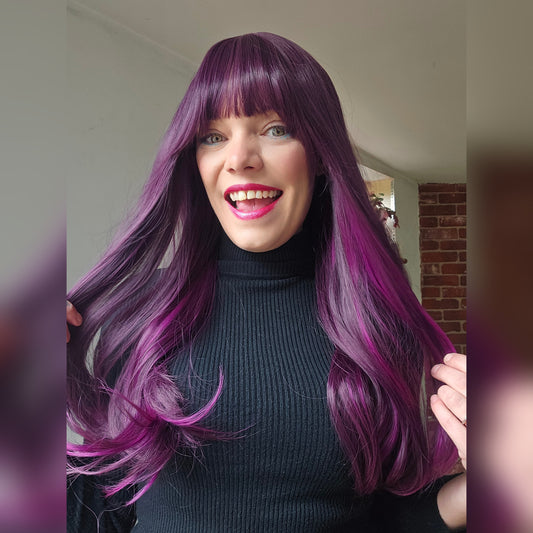 Purple Passion purple synthetic wig