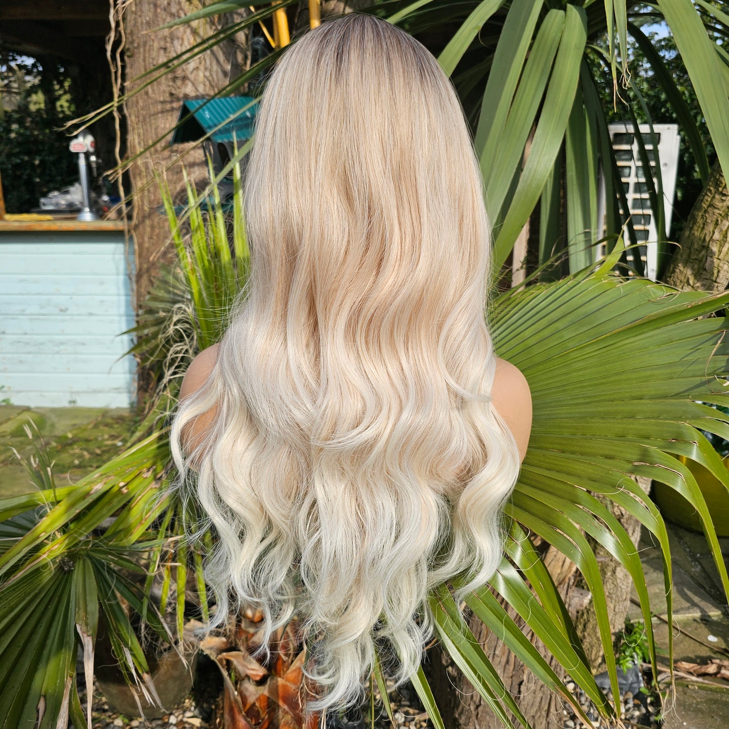 Texas blonde synthetic wig