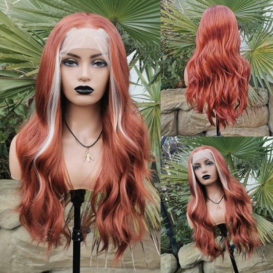 Geri ginger synthetic wig